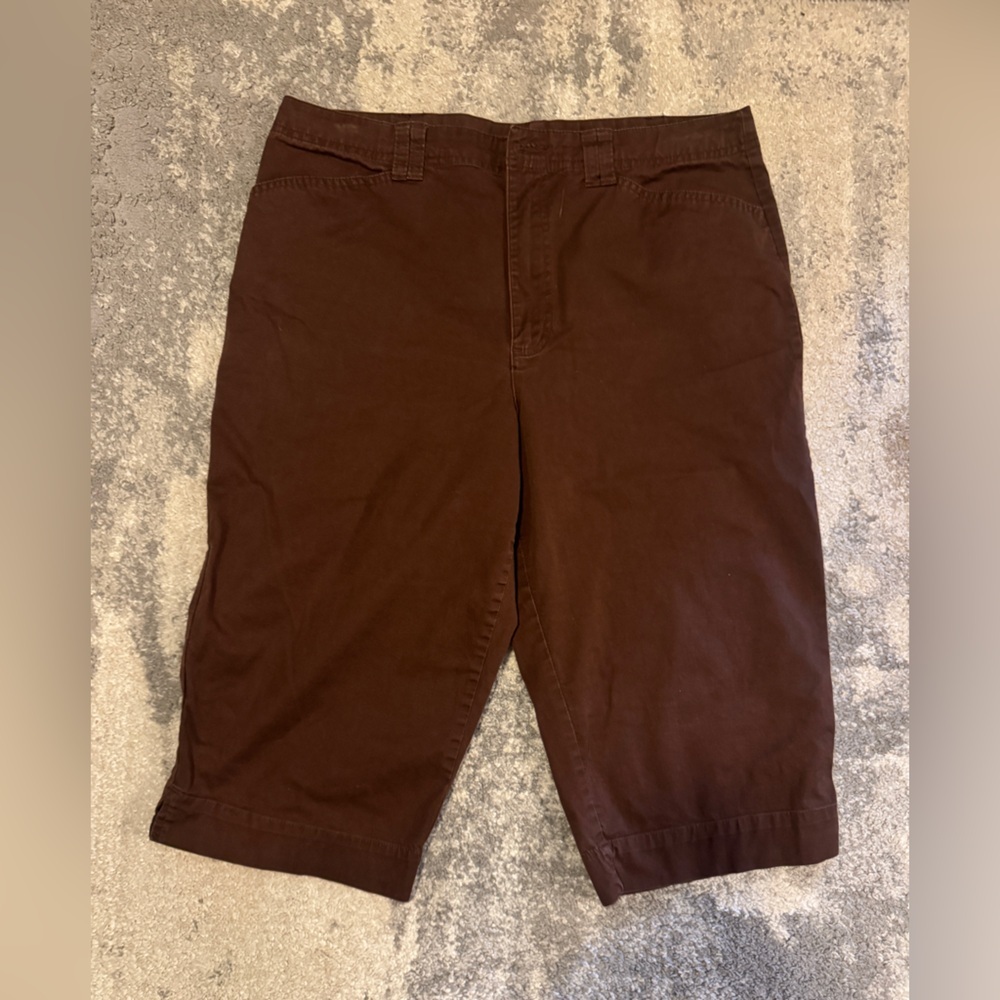 Women’s Brown White Stag Capris